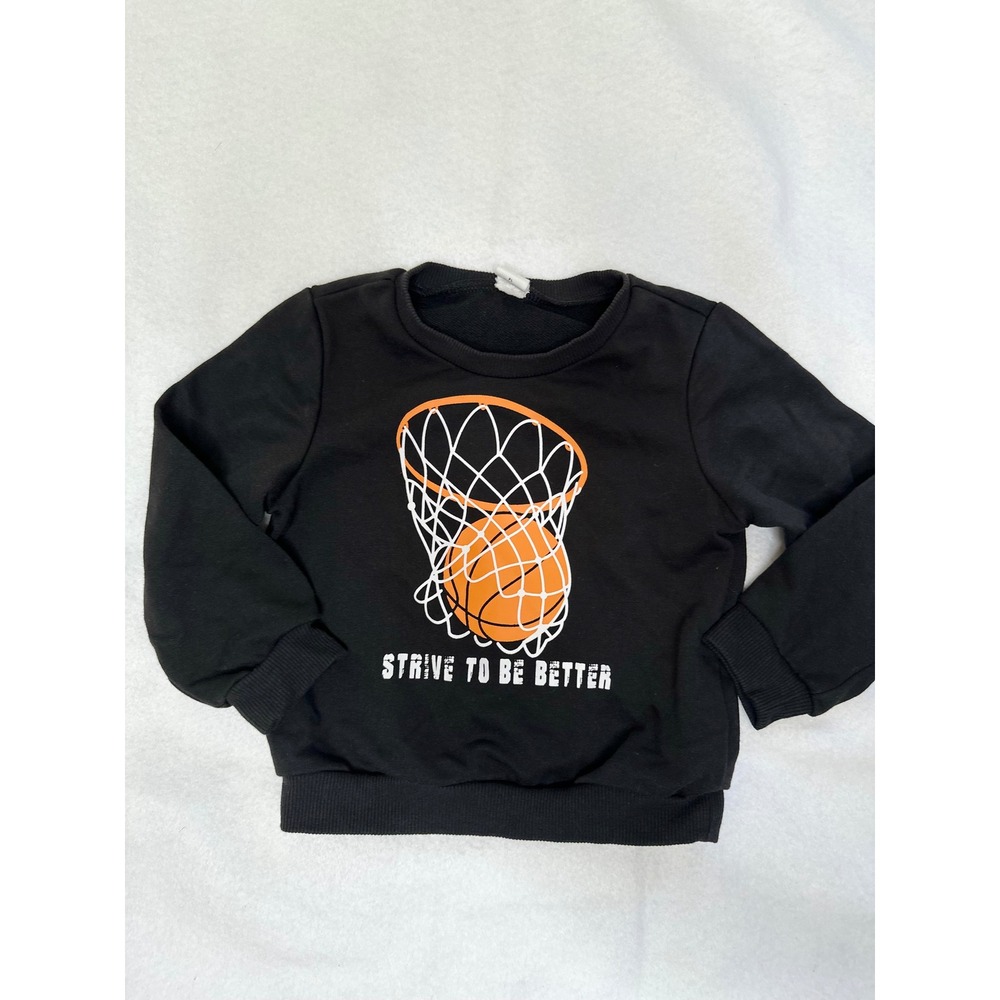 Sweatshirt Bundle Kids 18-24M Black Bear Astronaut Basketball Good - Picture 3 of 5
